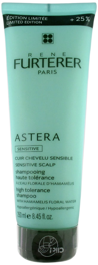 Furterer astera sensitive shampooing haute tolérance 250 ml 25% offerts