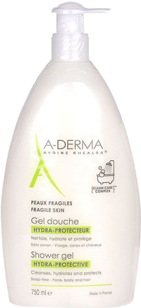 ADERMA Gel douche hydra-protecteur  Lait d'avoine Rhealba